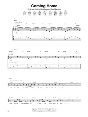 Best of Scorpions - Guitar TAB - Book