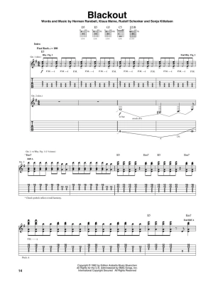 Best of Scorpions - Guitar TAB - Book