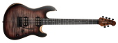 "Ernie Ball Music Man - Rabea Massaad Sabre Electric Guitar - Vileblood Burst"