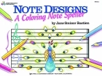 Kjos Music - Note Designs: A Coloring Note Speller - Bastien - Piano - Book