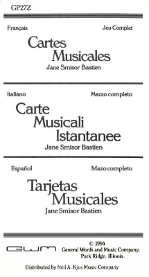 Kjos Music - Bastien Music Flashcards - International Edition (French/Italian/Spanish)