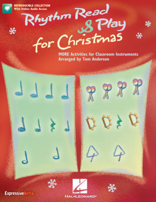 Rhythm Read & Play for Christmas - Anderson - Book/Audio Online