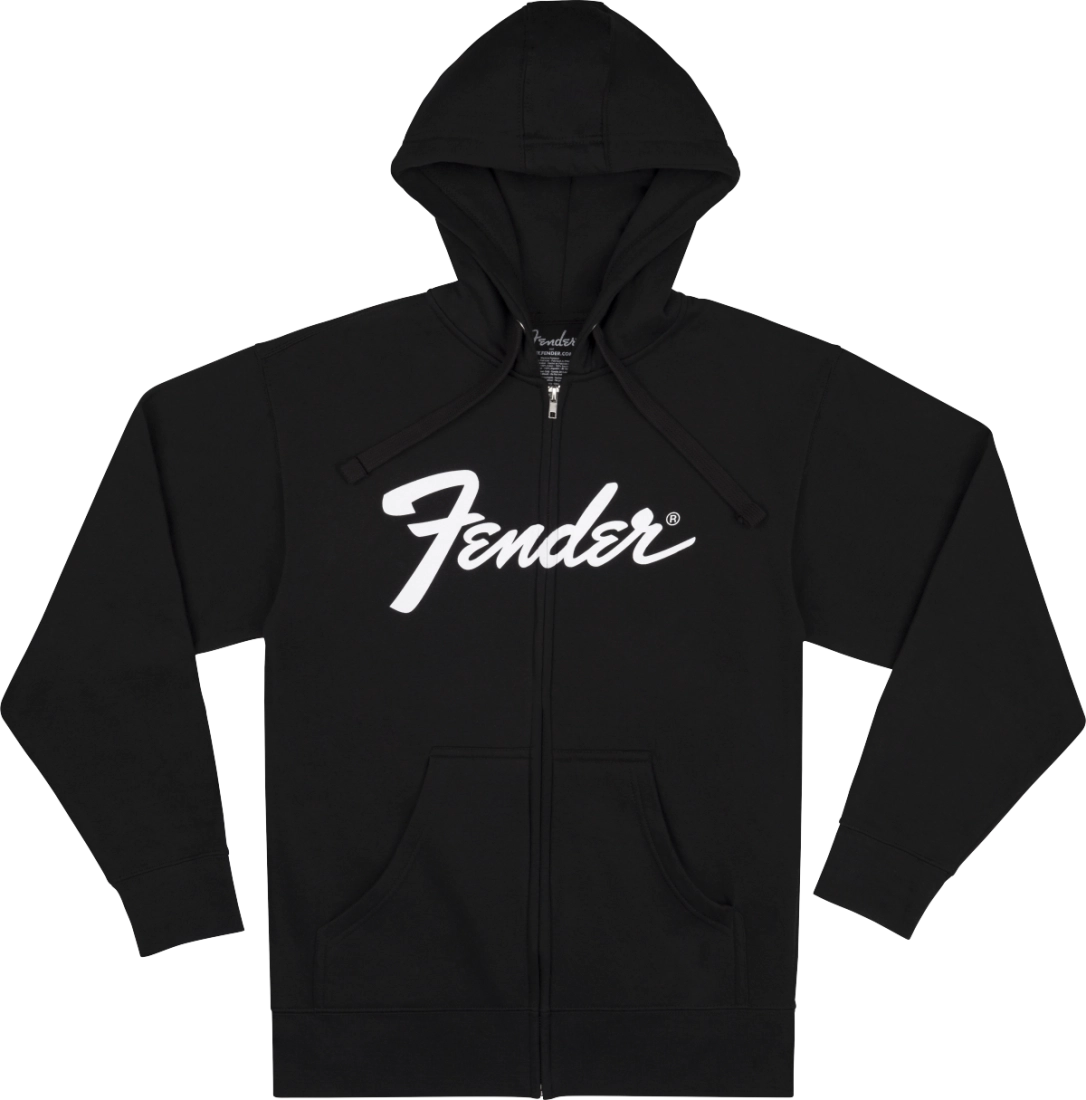 Transition Logo Zip Front Hoodie, Black - XXL