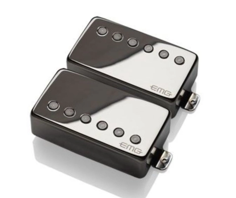 EMG - 57/66 Humbucker Pickup Set - Black Chrome