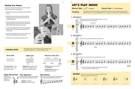 Essential Elements for Recorder Classroom Method - Clements/Menghini/Lavender - Student Book 1/CD