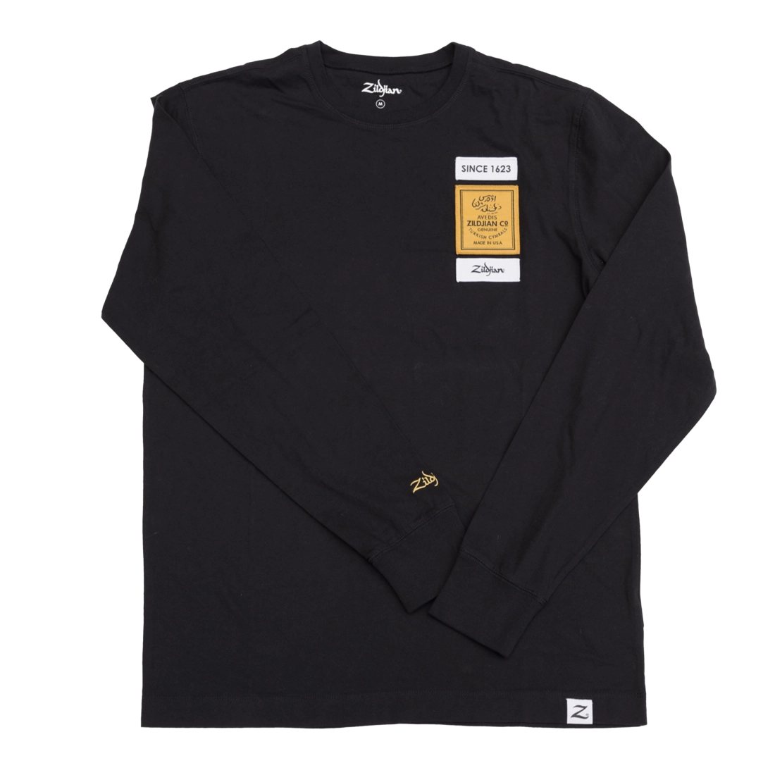 Long Sleeve Black Tee - Large