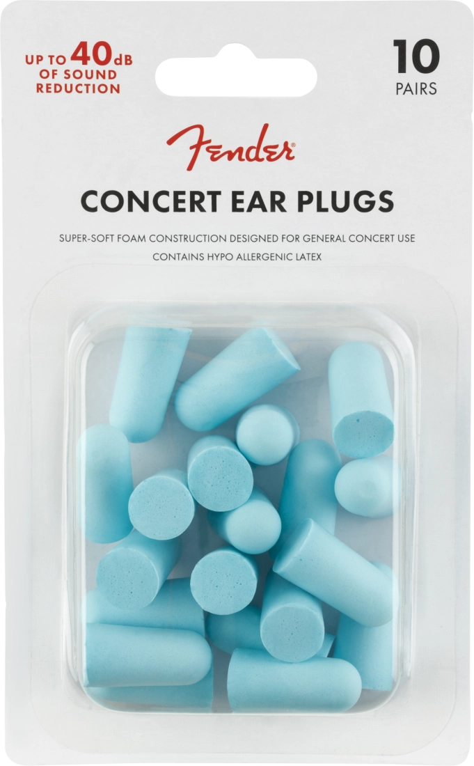 Concert Ear Plugs (10 Pair) - Daphne Blue