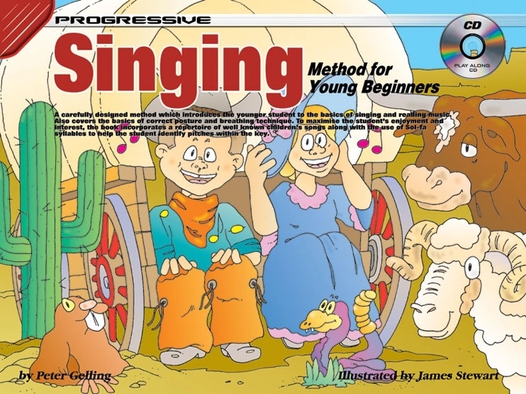 Progressive Singing Method for Young Beginners: Songs for Kids to Sing - Gelling - Voice - Book/CD