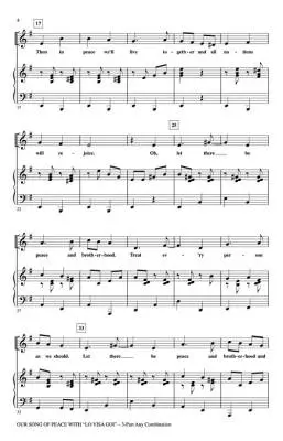 Our Song of Peace (with Lo Yisa Goi) - Donnelly/Strid - 3pt