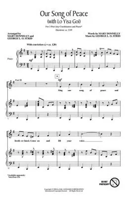 Our Song of Peace (with Lo Yisa Goi) - Donnelly/Strid - 3pt