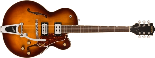 Gretsch Guitars - G2420T Streamliner Hollow Body with Bigsby, Laurel Fingerboard, BroadTron BT-3S Pickups - Robusto Burst