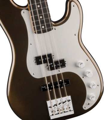 American Ultra II Precision Bass, Ebony Fingerboard - Texas Tea