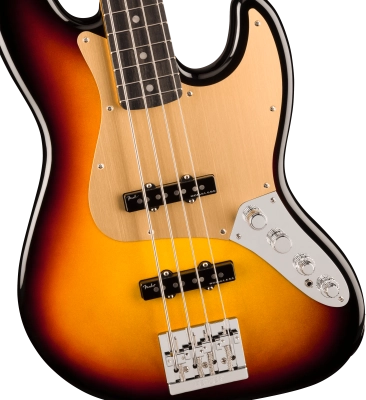 American Ultra II Jazz Bass, Ebony Fingerboard - Ultraburst