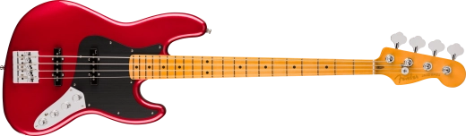 American Ultra II Jazz Bass, Maple Fingerboard - Sinister Red