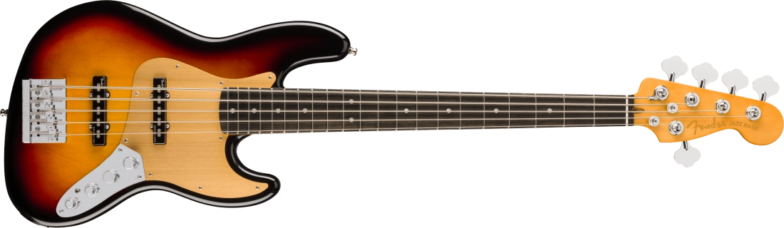 American Ultra II 5-String Jazz Bass V, Ebony Fingerboard - Ultraburst