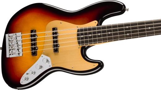 American Ultra II 5-String Jazz Bass V, Ebony Fingerboard - Ultraburst