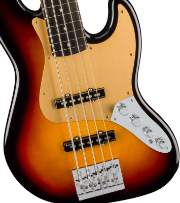 Fender American Ultra II 5-String Jazz Bass V, Ebony Fingerboard