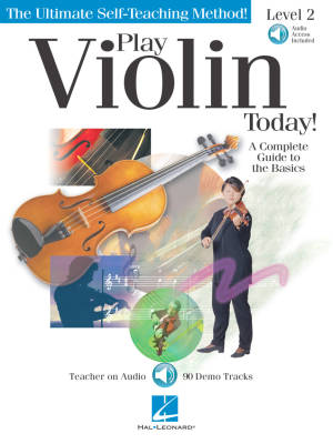 Play Violin Today! A Complete Guide to the Basics, Level 2 - Book/Audio Online