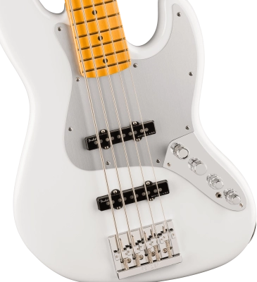 American Ultra II 5-String Jazz Bass V, Maple Fingerboard - Avalanche