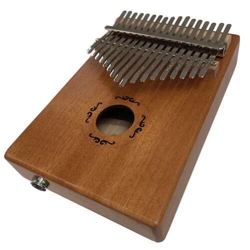 17 Note Electric Kalimba - Mahogany