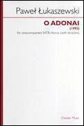 O Adonai Satb Vocal Score