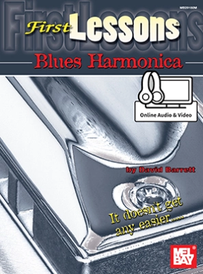 Mel Bay - First Lessons Blues Harmonica - Barrett -Harmonica - Book/Media Online