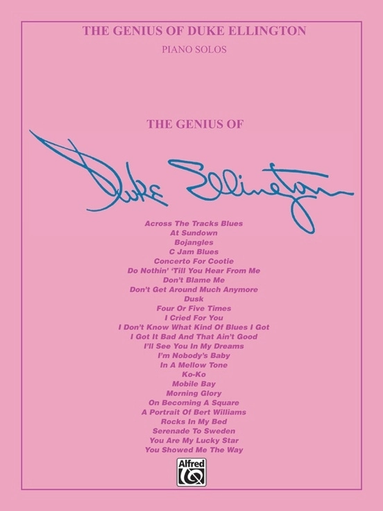 The Genius of Duke Ellington - Piano - Book