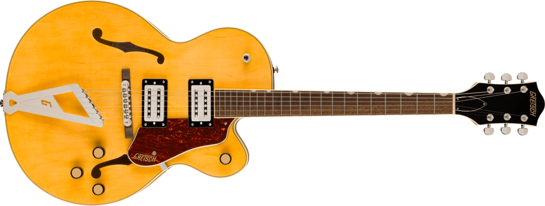 G2420 Streamliner Hollow Body with Chromatic II, Laurel Fingerboard, Broad\'Tron BT-3S Pickups - Village Amber