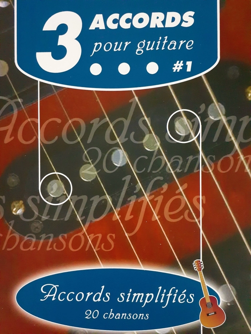 3 Accords (accords simples) #1 - Guitar - Book