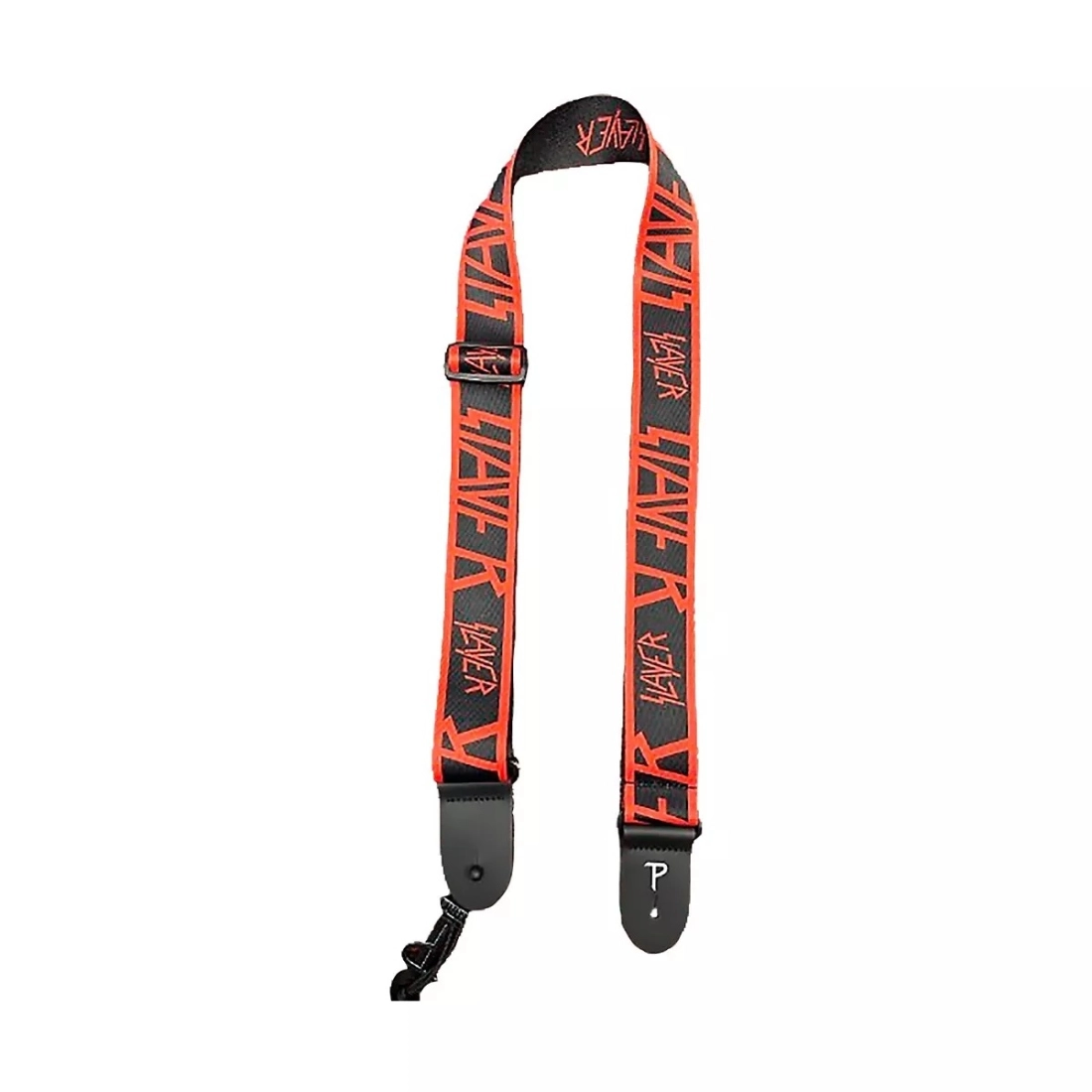 2\'\' Slayer Polyester Guitar Strap - Red