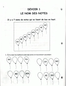 Theorie musicale Devoirs du Prof Remi, niveau 1A - Garceau/Leclair - Book