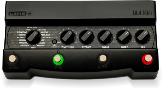 Line 6 - Limited Edition DL4 MkII Delay Modeler - Blackout
