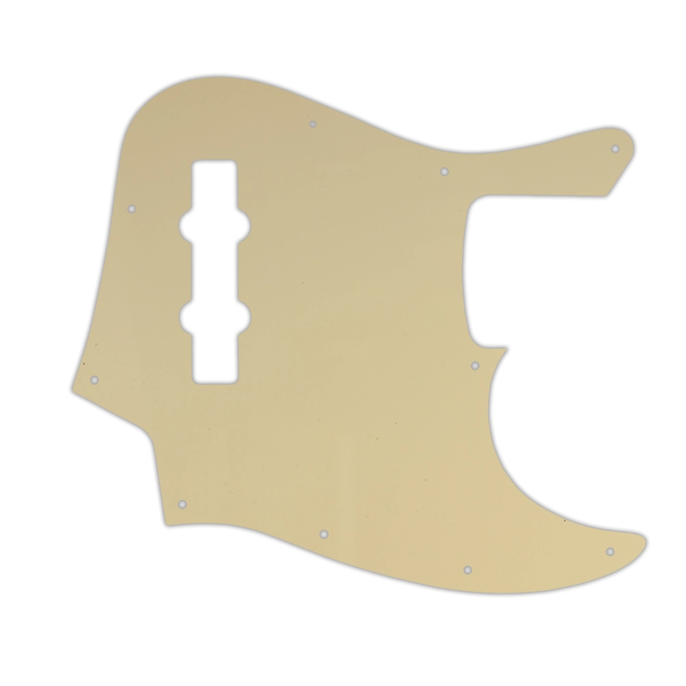 Custom Pickguard for Fender Made in Mexico Jazz Bass - Cream/Black/Cream