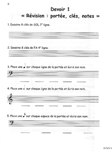 Theorie musicale Devoirs du Prof Remi, niveau 3 - Garceau/Leclair - Book