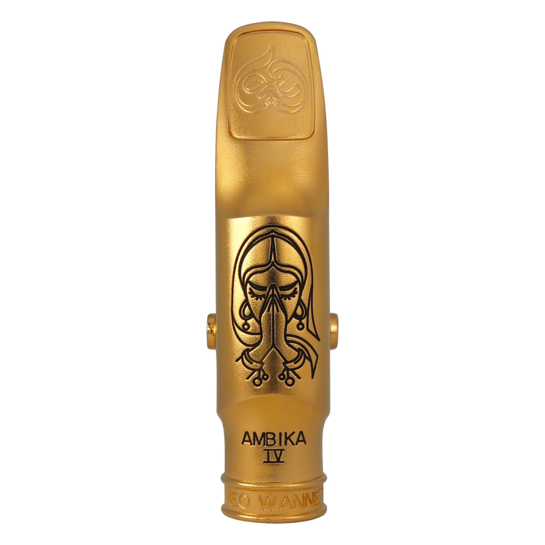 Ambika 4 Tenor Saxophone Mouthpiece - 6*, Gold-Plated Metal