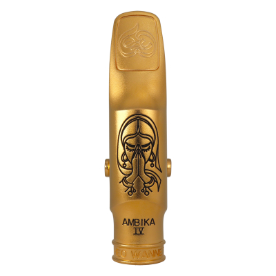 Theo Wanne - Ambika 4 Tenor Saxophone Mouthpiece - 7*, Gold-Plated Metal