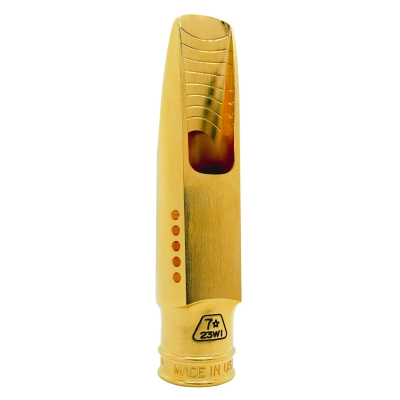 Ambika 4 Tenor Saxophone Mouthpiece - 6*, Gold-Plated Metal