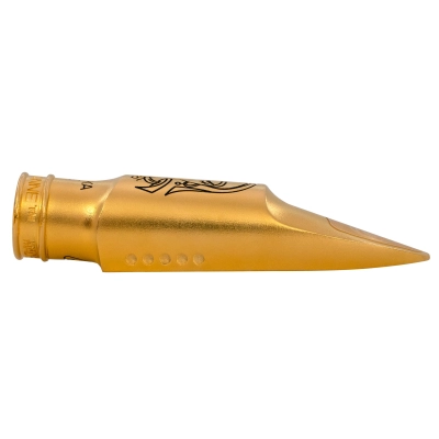 Ambika 4 Tenor Saxophone Mouthpiece - 6*, Gold-Plated Metal