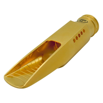 Ambika 4 Tenor Saxophone Mouthpiece - 6*, Gold-Plated Metal