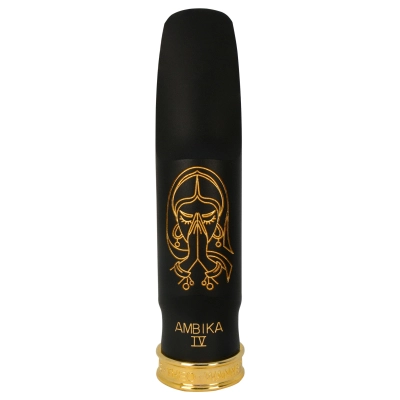 Ambika 4 Tenor Saxophone Mouthpiece - 7*, Hard Rubber