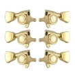Grover - 502 Series Roto-Grip Locking Rotomatics, Keystone Button - Gold