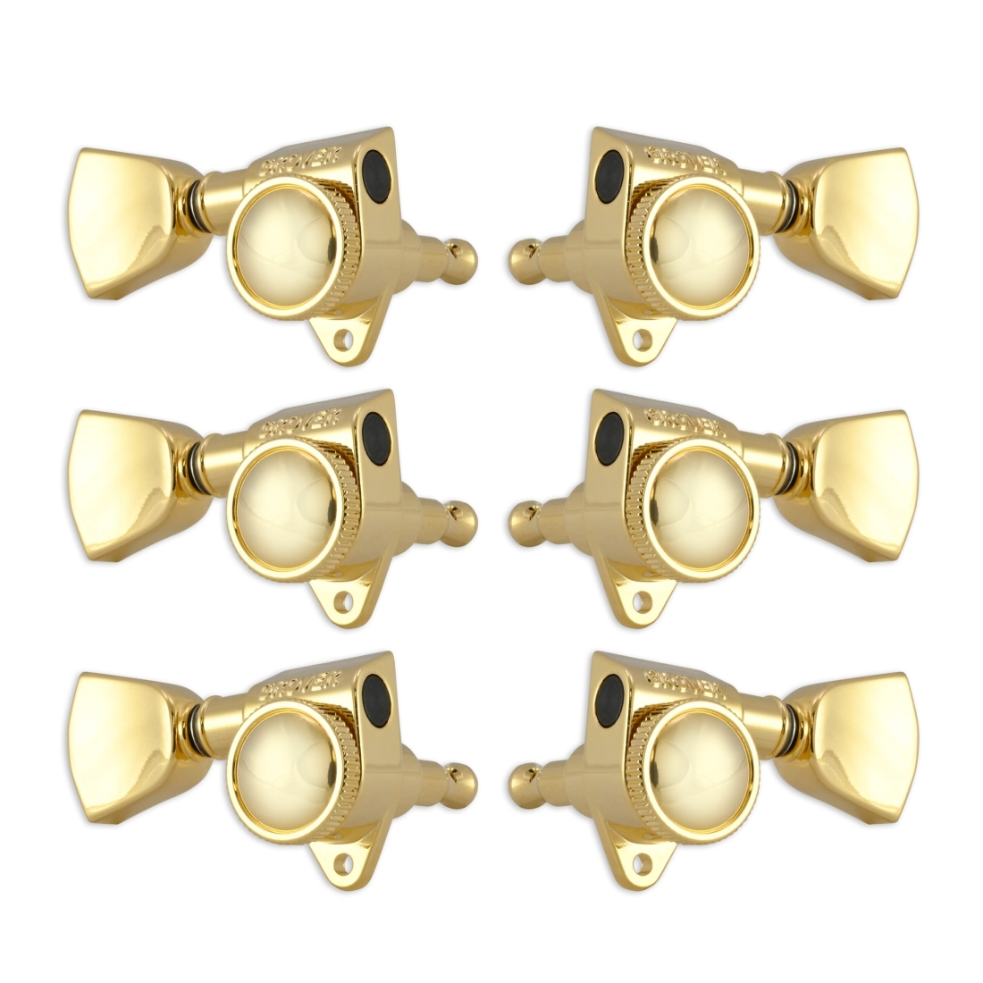 502 Series Roto-Grip Locking Rotomatics, Keystone Button - Gold