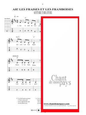 Folklore Quebecois: Tablature Facile Pour Guitare, Vol. 1 - Guitar TAB - Book