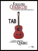 Folklore Quebecois: Tablature Facile Pour Guitare, Vol. 3 - Guitar TAB - Book