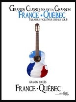 Grands Classiques de la Chanson France-Quebec: Tablature Facile Pour Guitare, Vol. 8 - Guitar TAB - Book