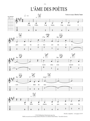 Grands Classiques de la Chanson France-Quebec: Tablature Facile Pour Guitare, Vol. 8 - Guitar TAB - Book