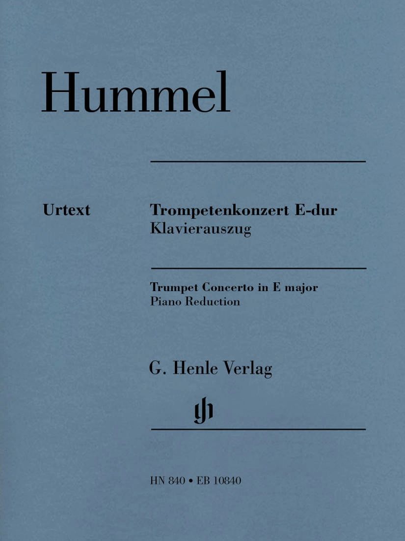 Trumpet Concerto E major - Hummel/Kube - Trumpet/Piano Reduction - Parts Set