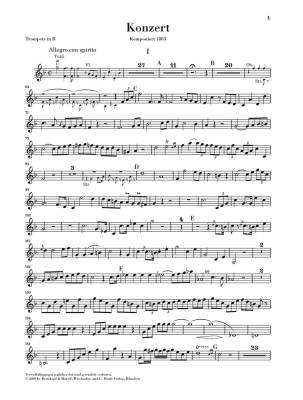 Concerto pour trompette en mi majeur - Hummel/Kube - Rduction pour trompette et piano - Ensemble de pices