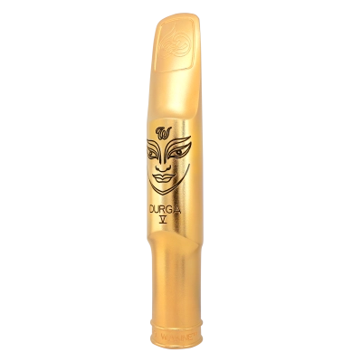 Durga V Baritone Saxophone Mouthpiece - 8*, Gold-Plated