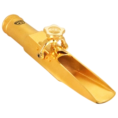 Durga V Baritone Saxophone Mouthpiece - 8*, Gold-Plated